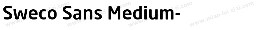 Sweco Sans Medium字体转换